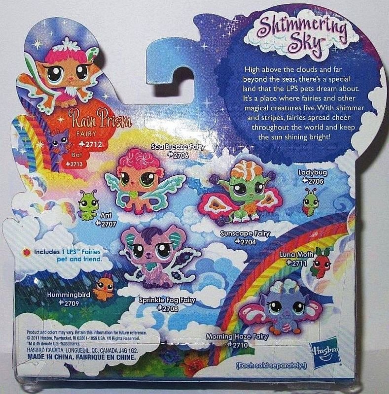 Littlest Pet Shop Shimmering Sky Fairies