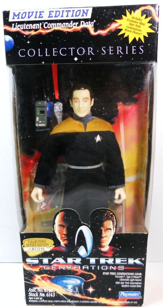 star trek data action figure