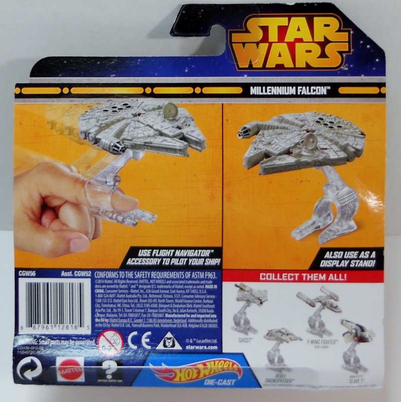 hot wheels millennium falcon solo