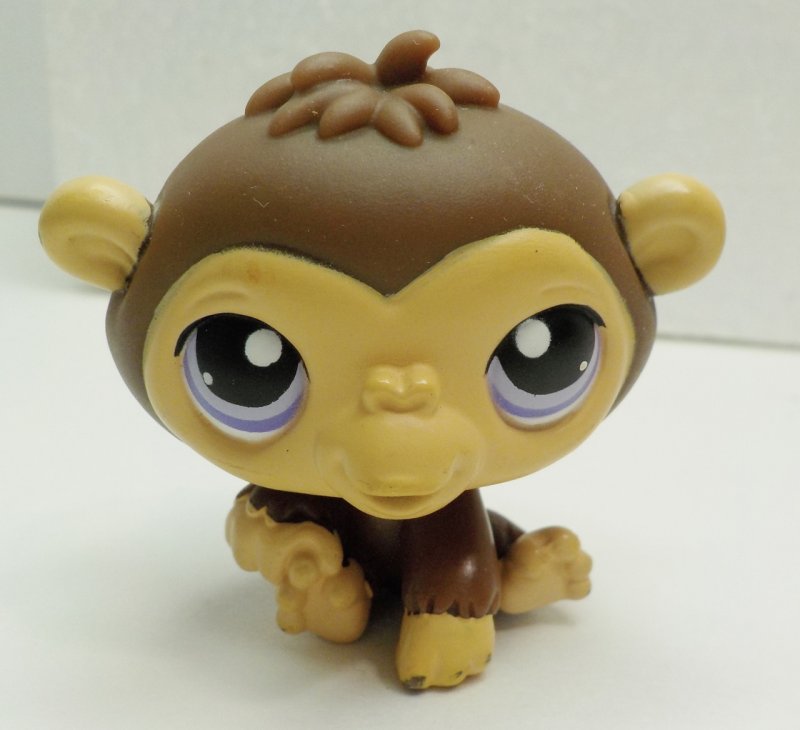 Littlest Pet Shop Chimp #359, Monkeys #485, #600, #946