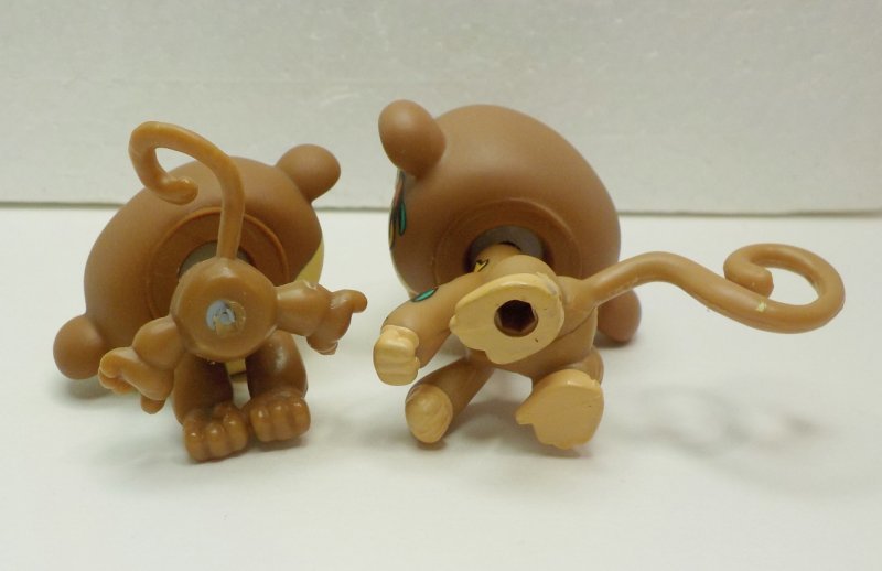 Littlest Pet Shop Chimp #359, Monkeys #485, #600, #946