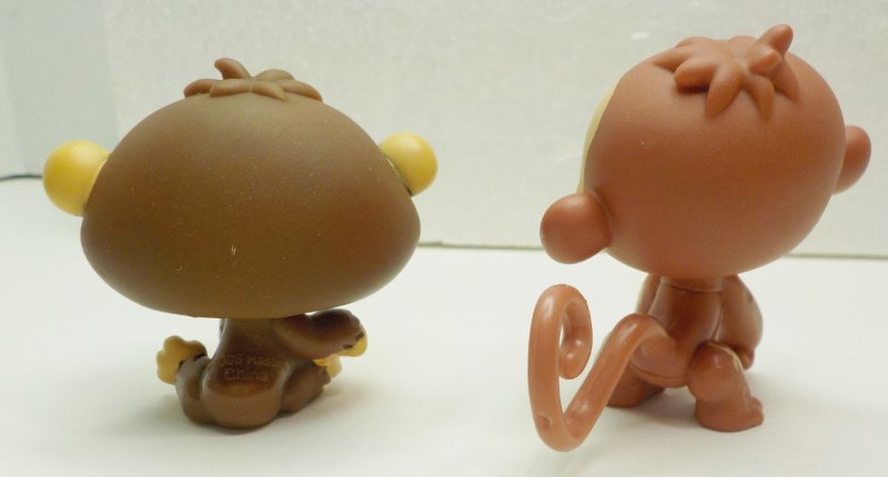 Littlest Pet Shop Chimp #359, Monkeys #485, #600, #946