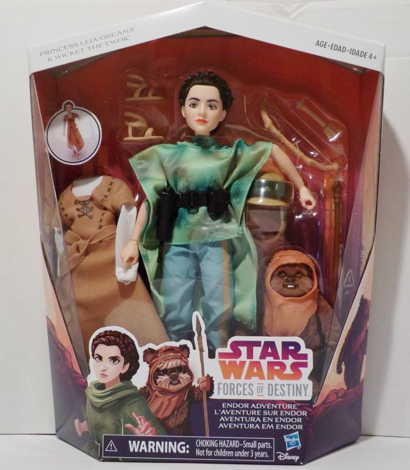 Star Wars Forces Of Destiny Princess Leia And Wicket Endor Adventure