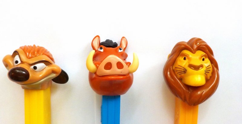 Timon the meerkat, Pumba the warthog and Mufasa the Lion King