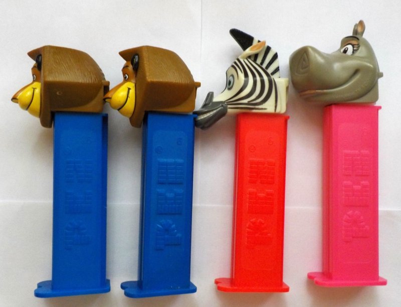 Alex the Lion variations, Marty the Zebra, Gloria