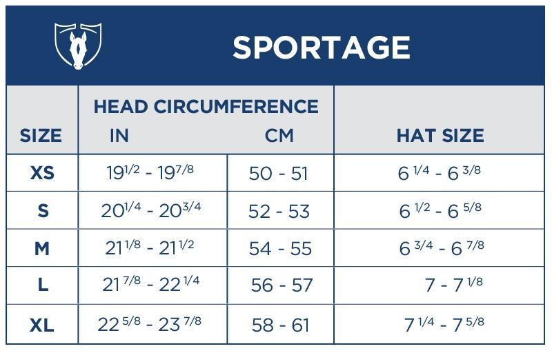 Sportage Size Chart