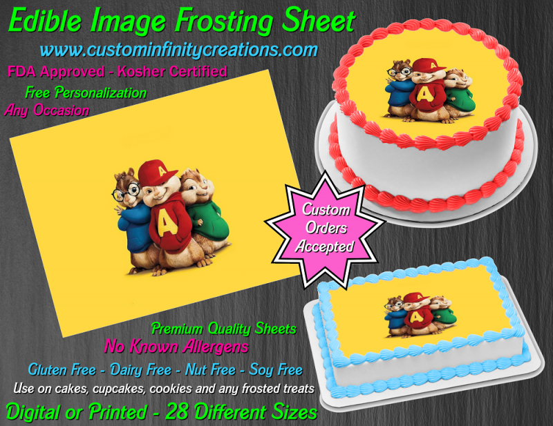 Blippi 8 Round Premium Icing Sheet Customised Cake Topper