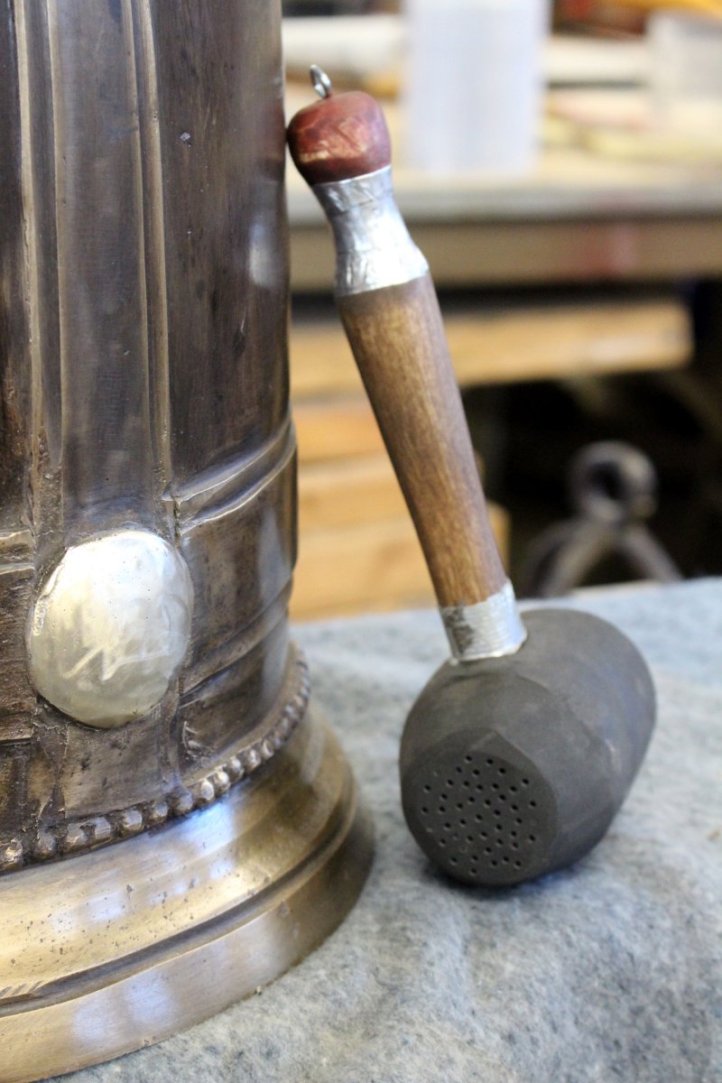 Image 2 of Bronze Bell Traditional Buddhist Temple Zen Feng Shui 18x36