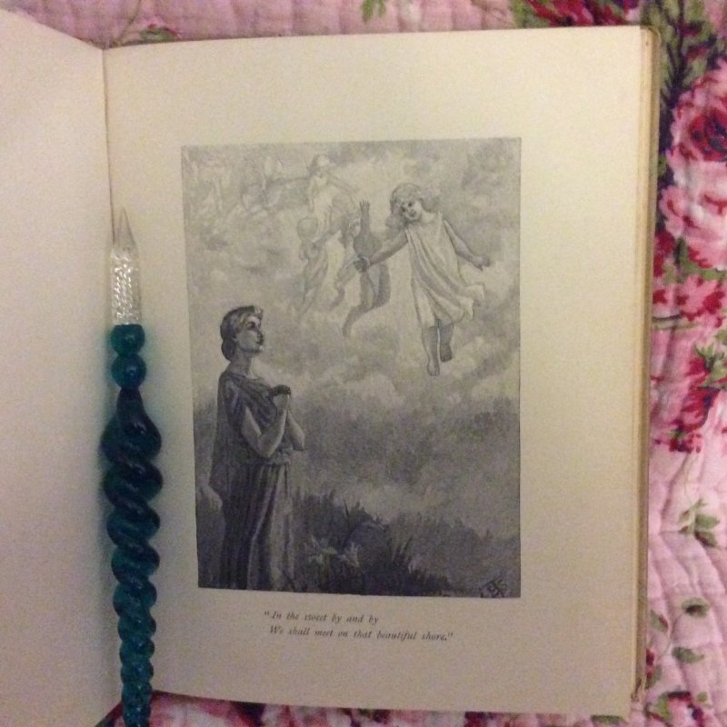 Image 13 of SWEET BY and BY S.Fillmore Bennett,Victorian Illustrated Book Poetry Hymn 1800s