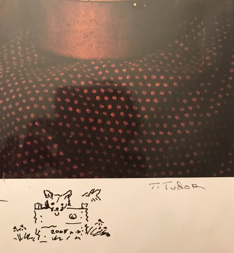 Image 3 of Tasha Tudor Original Art Drawing Corgi Pen Ink on Tasha Peels Potato LtEd Photo 