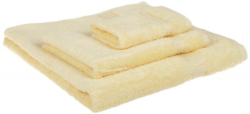 Superior 100-percent long staple cotton absorbent 600 GSM towels.