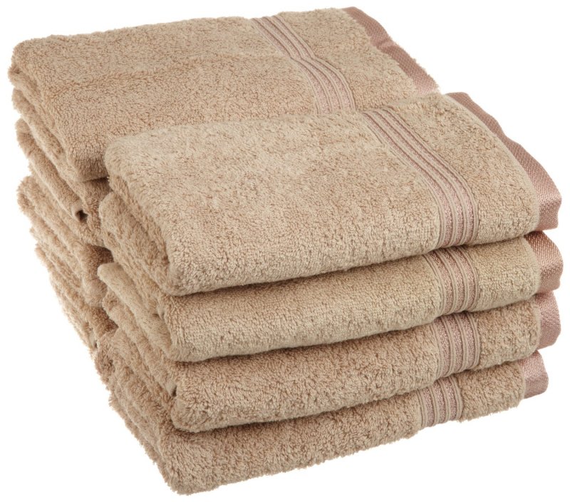 Superior 100-percent long staple cotton absorbent 600 GSM towels.