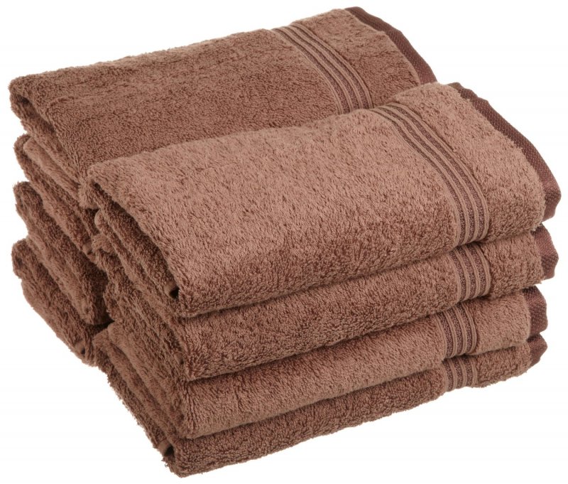 Superior 100-percent long staple cotton absorbent 600 GSM towels.