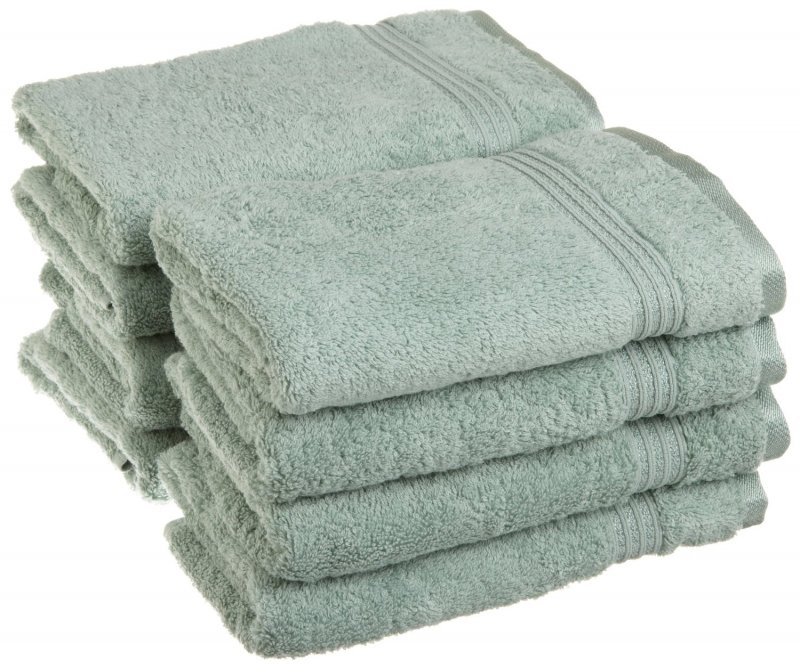 Superior 100-percent long staple cotton absorbent 600 GSM towels.