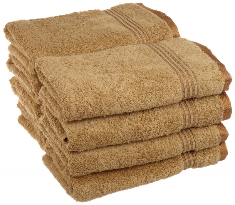 Superior 100-percent long staple cotton absorbent 600 GSM towels.