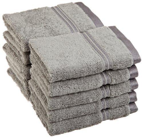 Superior 100-percent long staple cotton absorbent 600 GSM washcloths.