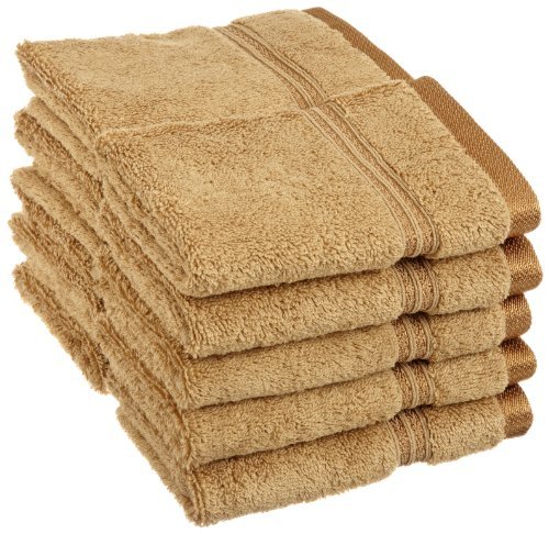 Superior 100-percent long staple cotton absorbent 600 GSM washcloths.