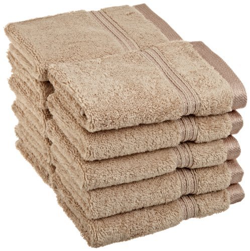 Superior 100-percent long staple cotton absorbent 600 GSM washcloths.