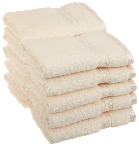 Superior 100-percent long staple cotton absorbent 600 GSM washcloths.