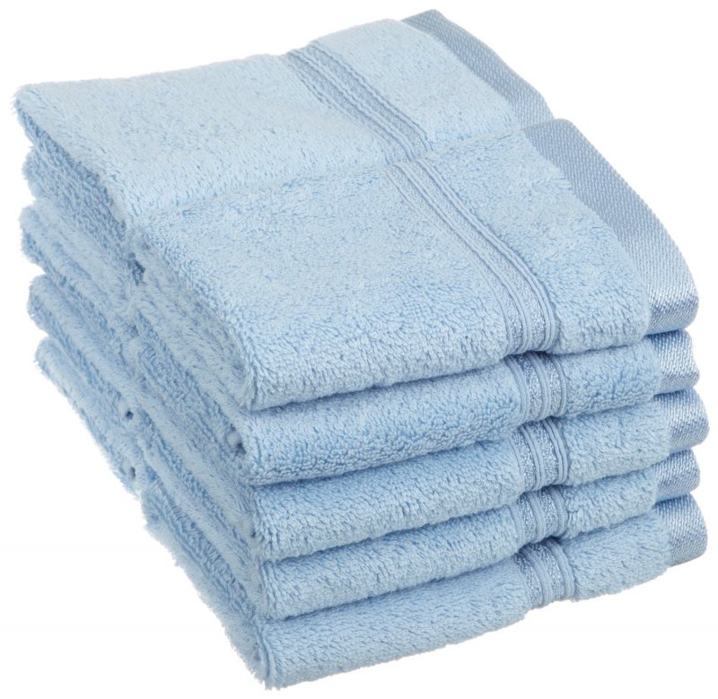 Superior 100-percent long staple cotton absorbent 600 GSM washcloths.