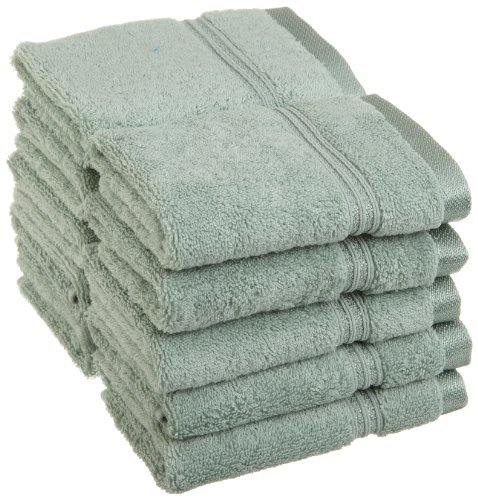 Superior 100-percent long staple cotton absorbent 600 GSM washcloths.