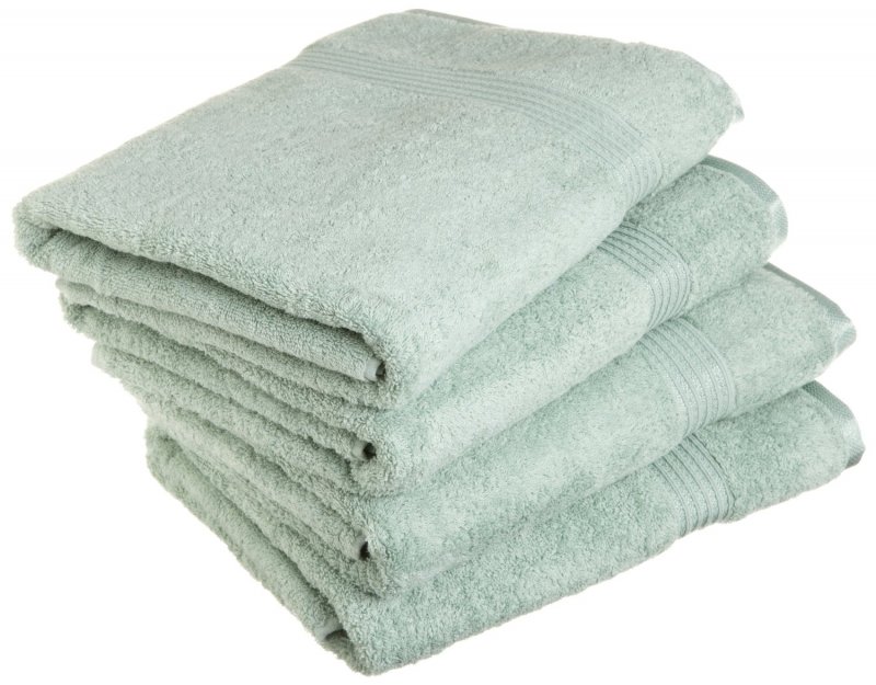 Superior 100-percent long staple combed cotton absorbent 600 GSM towels.