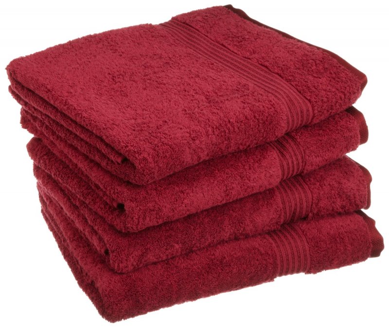 Superior 100-percent long staple combed cotton absorbent 600 GSM towels.