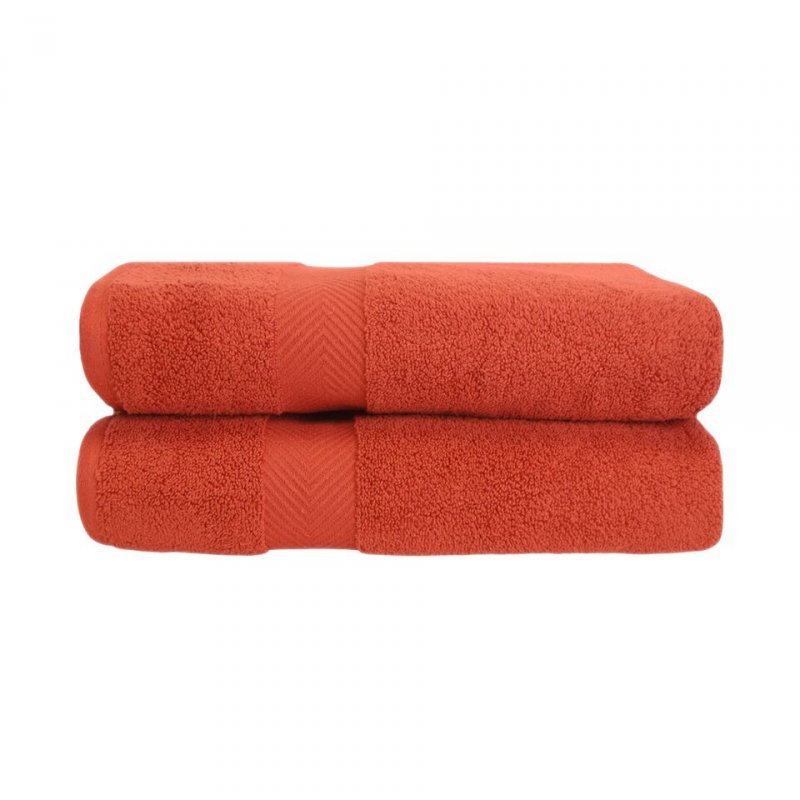Soft and absorbent, 100% long staple cotton.