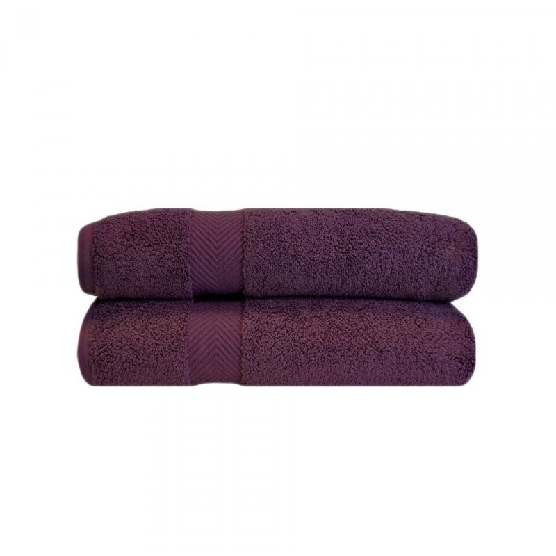 Soft and absorbent, 100% long staple cotton.