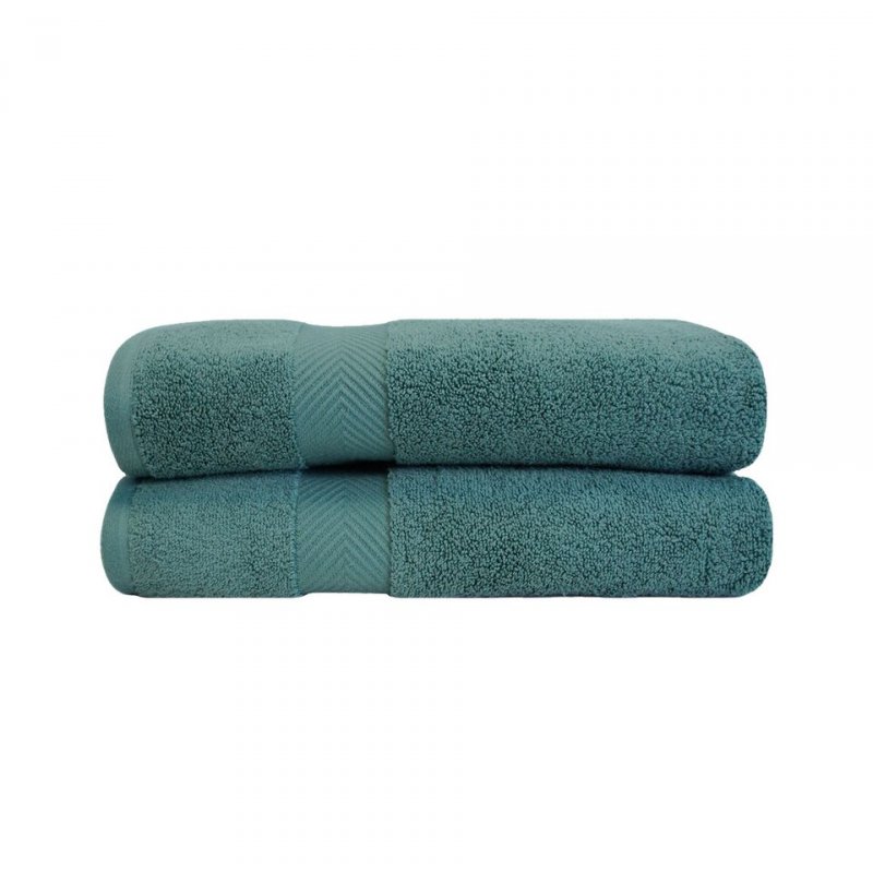 Soft and absorbent, 100% long staple cotton.