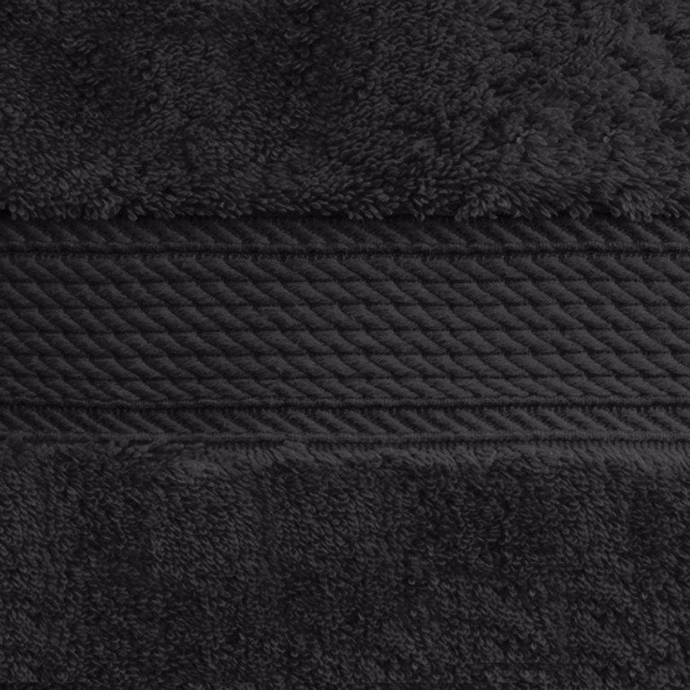 Black 900 GSM Egyptian Cotton 2 Piece Towel Set