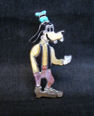 Image 0 of Zuni Goofy Character Pin Pendant, Andrea Lonjose Shirley