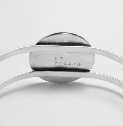 Image 2 of Sanford Edaakie, Zuni, Multigem Inlaid Robin / Thrush Bracelet