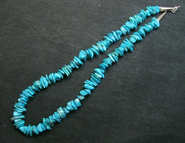 Image 0 of Turquoise Nugget Necklace, Louise Joe, Navajo 18-inches