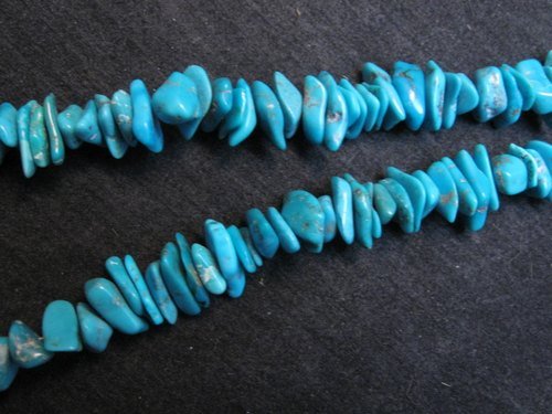 Image 1 of Turquoise Nugget Necklace, Louise Joe, Navajo 18-inches