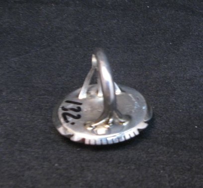 Image 3 of Native American Navajo Spiny Oyster S/S Ring, Alfred Martinez sz7-1/2