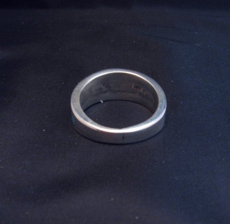 Image 4 of Jim Harrison Navajo Multistone Inlay Sterling Unisex Ring sz9
