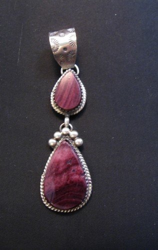 Image 0 of Navajo Double Purple Spiny Oyster Pendant, Selena Warner