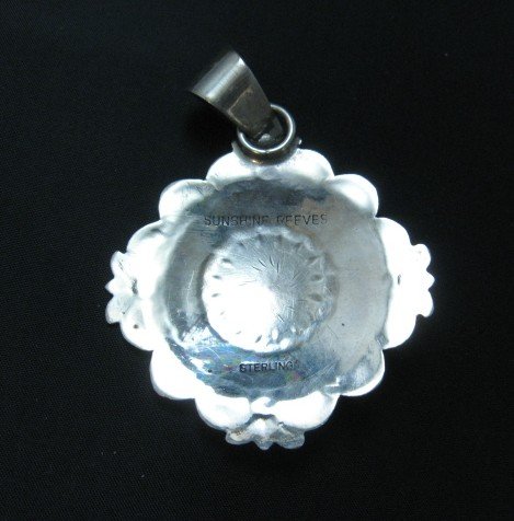 Image 2 of Sunshine Reeves Navajo Stamped Sterling Silver Pendant