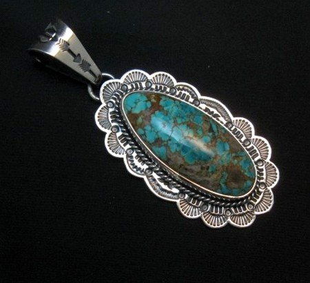 Image 1 of Navajo Sunshine Reeves Royston Turquoise Pendant