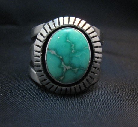 Image 0 of Cooper Willie Navajo Sonoran Gold Turquoise Ring Sz9