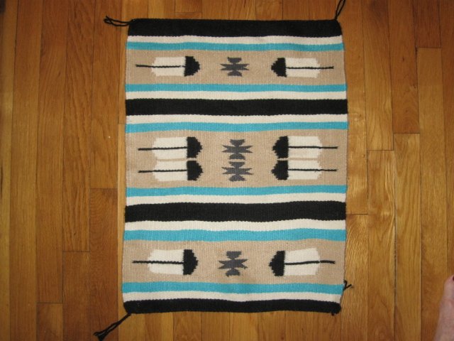 Image 0 of Authentic Navajo Wool Rug - 24