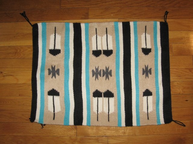 Image 5 of Authentic Navajo Wool Rug - 24