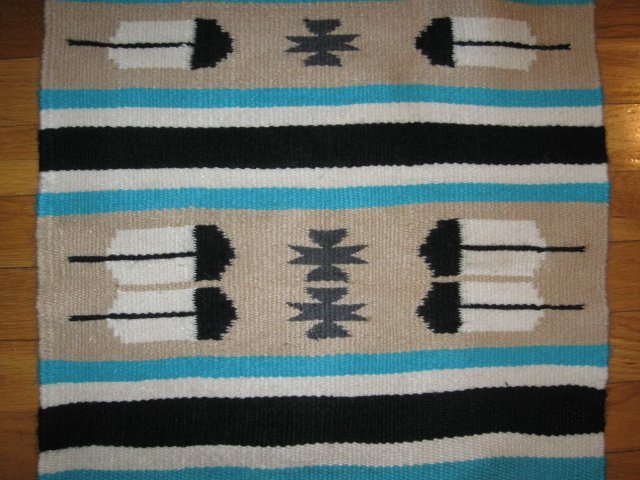 Image 2 of Authentic Navajo Wool Rug - 24