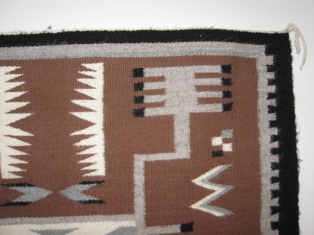 Image 3 of Authentic Navajo Wool Rug - 36