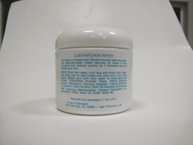 Anita Of Denmark Cream Foam Wash Travel Size 0.3 oz <Br>A Soft Radiant Skin Begins With Thorough Cleansing. Anita Of Denmark Cream Foam Wash Used With Water, Seems To Dissolve Dirt And Make-Up, And Wa