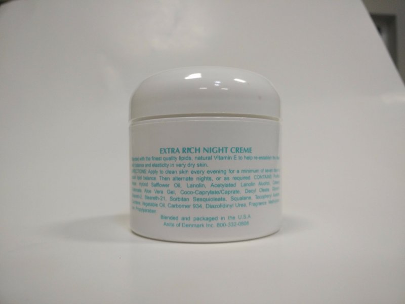 Anita Of Denmark Extra Rich Night Cream Travel Size 0.3 oz <Br>After Cleansing (When Skin Is At Its Most Permeable) Most Skin Needs An Emollient To Help Discourage Fine Lines That Reveal Aging. What A