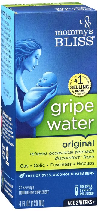 Mommy's Bliss Gripe Water, Original, 2 Weeks+, 4 fl. oz. 