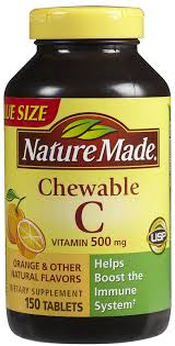 Nature Made Vitamin C 500 mg Chw 150 By Pharmavite 