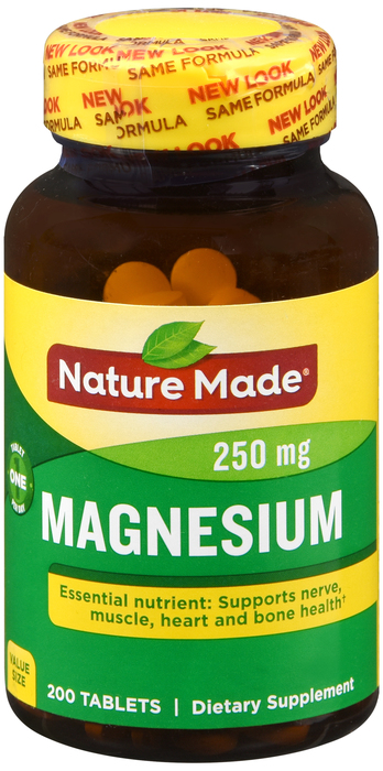 Nature Made Magnesium Oxide 250mg Tablets 200ct